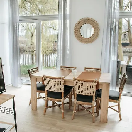 Trendy Chalet Aan Visvijver Hamme Exterior foto